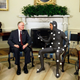 Sensors capture one of dozens of daily policy meetings the 44th president holds.